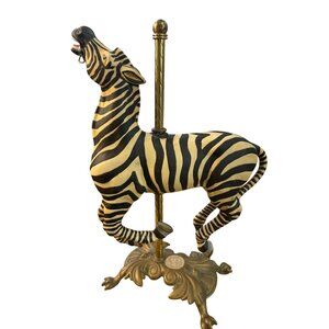 The American Carousel Art Zebra Figurine Second Edition